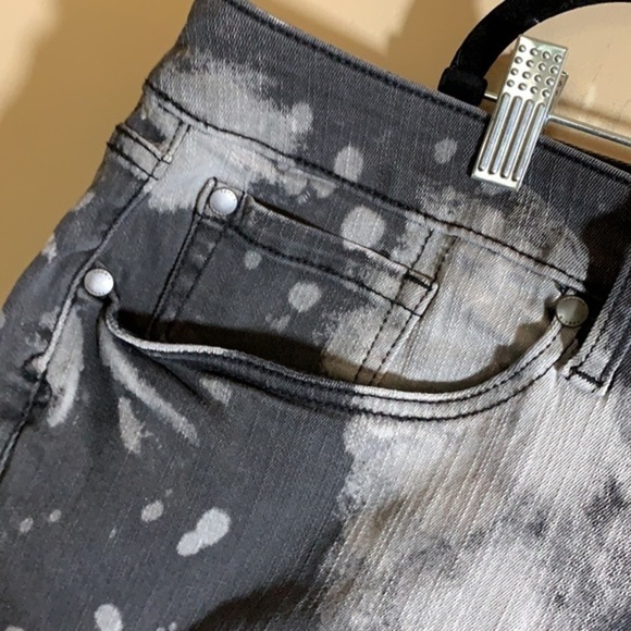 Torrid Grey Denim Distressed “Bleached” Shorts - Picture 6 of 10